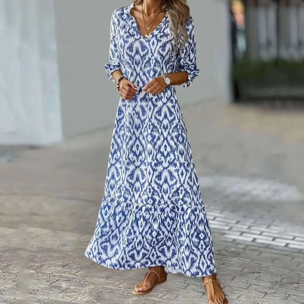 Sofía | Elegante Vestido De Verano Con Escote En V Para Mujer 0
