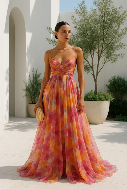 Sofía | Elegante Vestido Largo Floral Verano 1