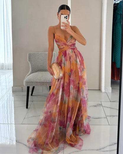 Sofía | Elegante Vestido Largo Floral Verano 2