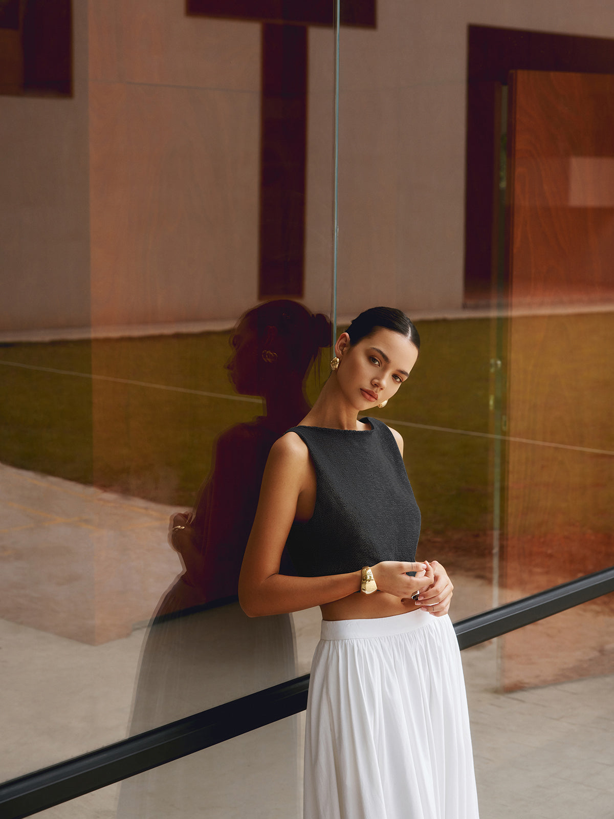 Sofía | Moderno Top Corto de Algodón para Mujer, Casual y Versátil 6