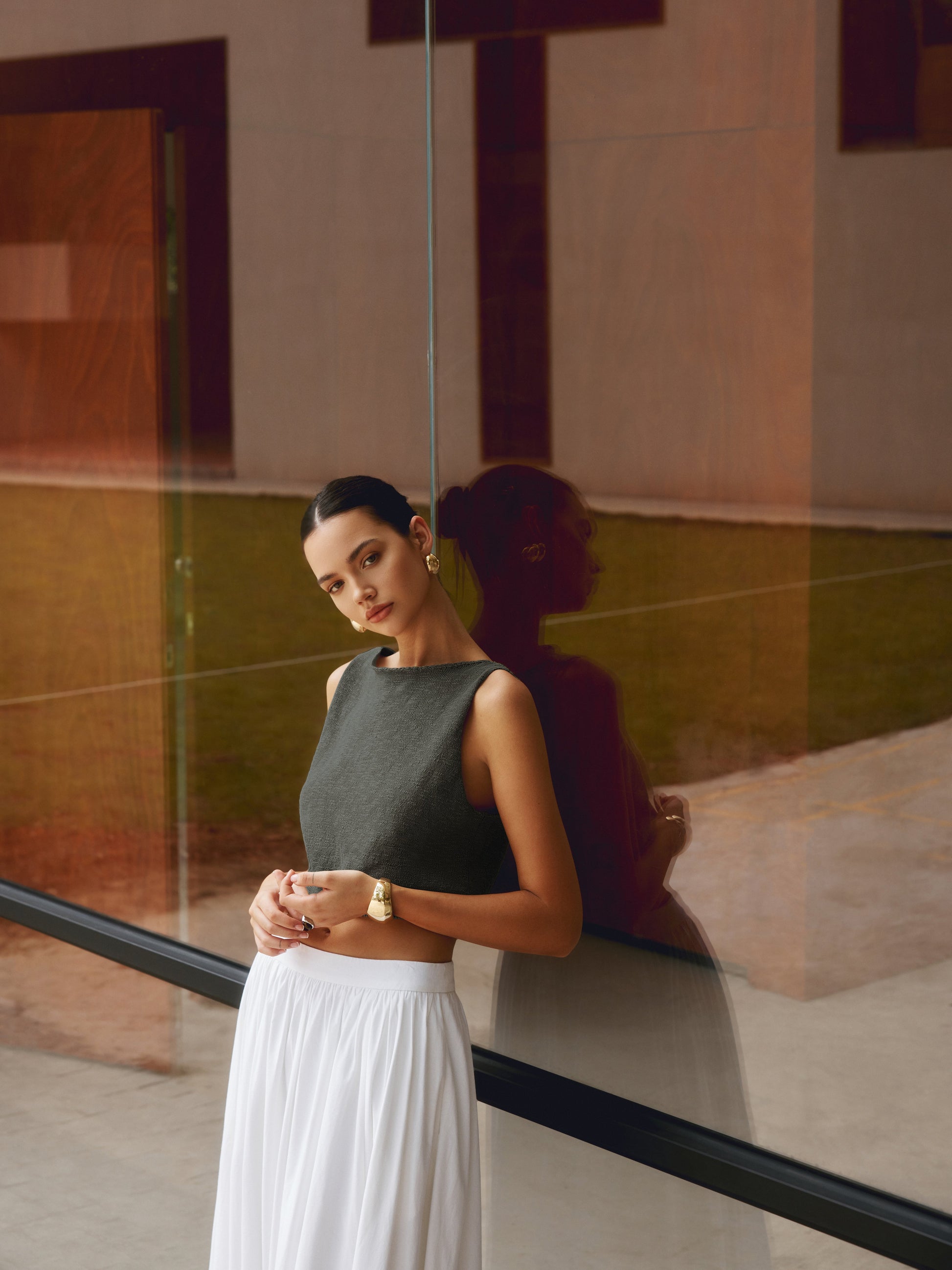 Sofía | Moderno Top Corto de Algodón para Mujer, Casual y Versátil 9