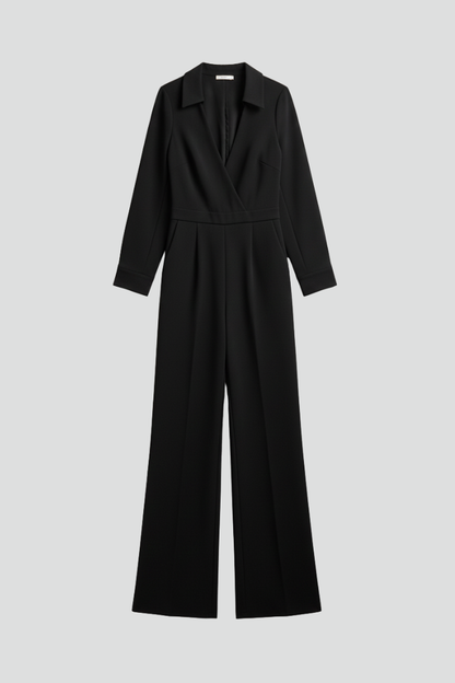 Sofía | Mono de Pierna Ancha con Cuello para Mujer - Estilo Veraniego Elegante 1