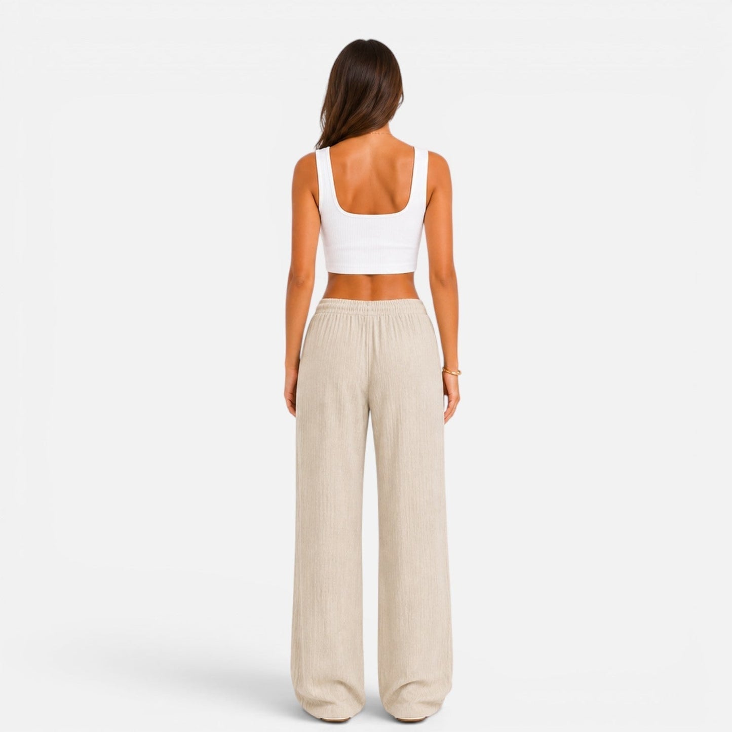 Sofía | Pantalón Palazzo Ajustable para Mujer con Cintura Elástica y Estilo Versátil 2