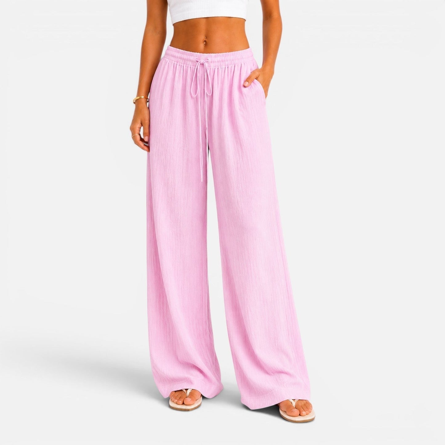 Sofía | Pantalón Palazzo Ajustable para Mujer con Cintura Elástica y Estilo Versátil 5