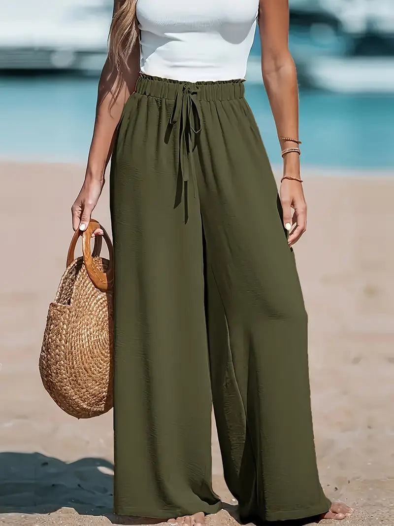 Sofía | Pantalones Ligeros de Playa para Mujer con Ajuste Personalizable 6