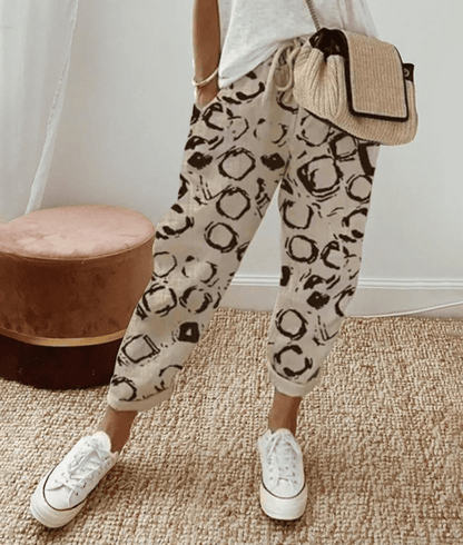 Sofía | Pantalones Relajados de Lino para Mujer con Estilo Elegante 0