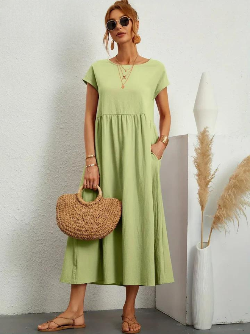 Sofía | Vestido Fluido de Verano para Mujer con Corte Holgado 4