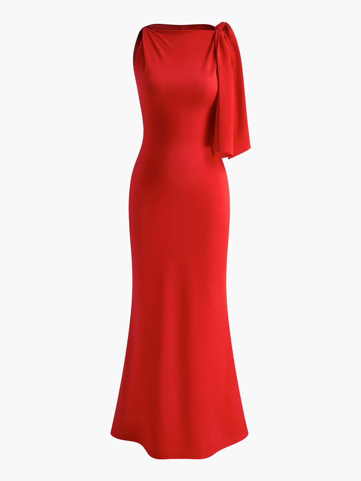 Sofía | Vestido Largo Elegante Sin Mangas para Mujer con Detalle de Nudo 6