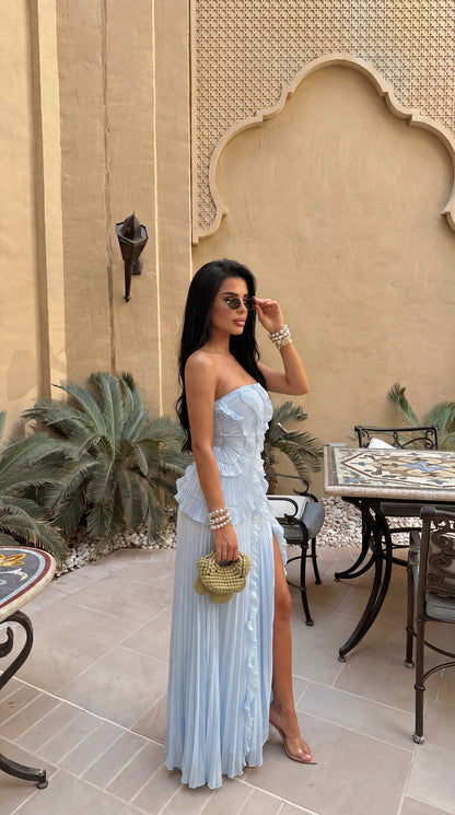 Sofía | Vestido Largo Elegante con Volantes para Mujer 1