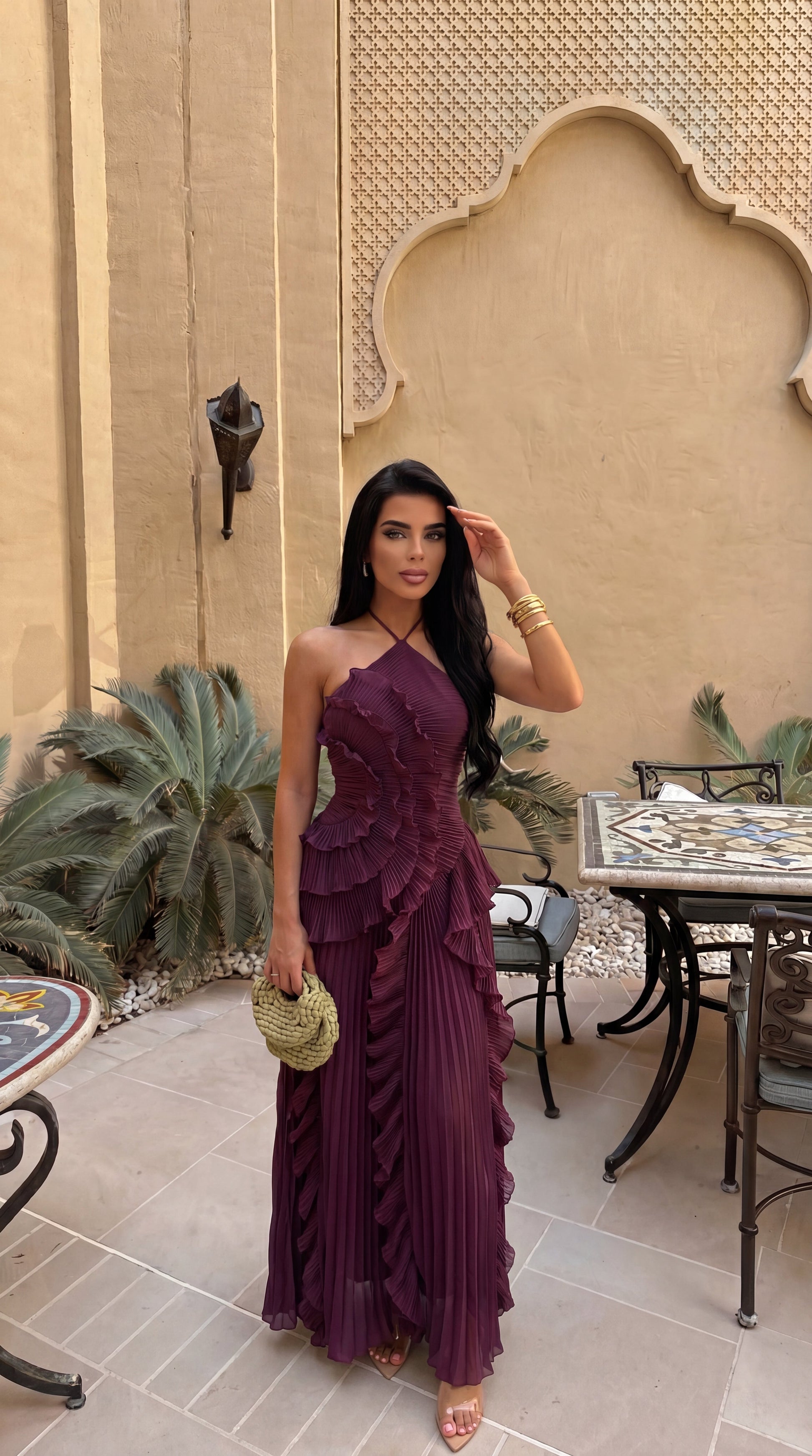 Sofía | Vestido Largo con Volantes Elegantes para Mujer 9