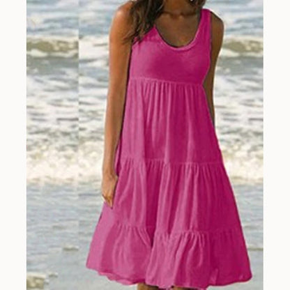 Sofía | Vestido Midi Bohemio Sin Mangas para Mujer 8