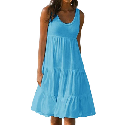 Sofía | Vestido Midi Bohemio Sin Mangas para Mujer 9
