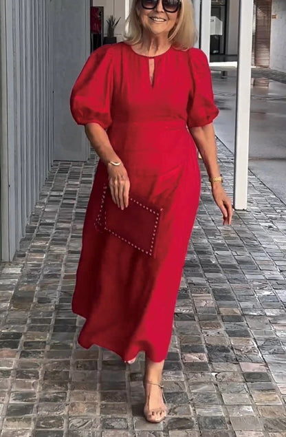 Sofía | Vestido Midi Elegante para Mujer con Silueta Fluida 0