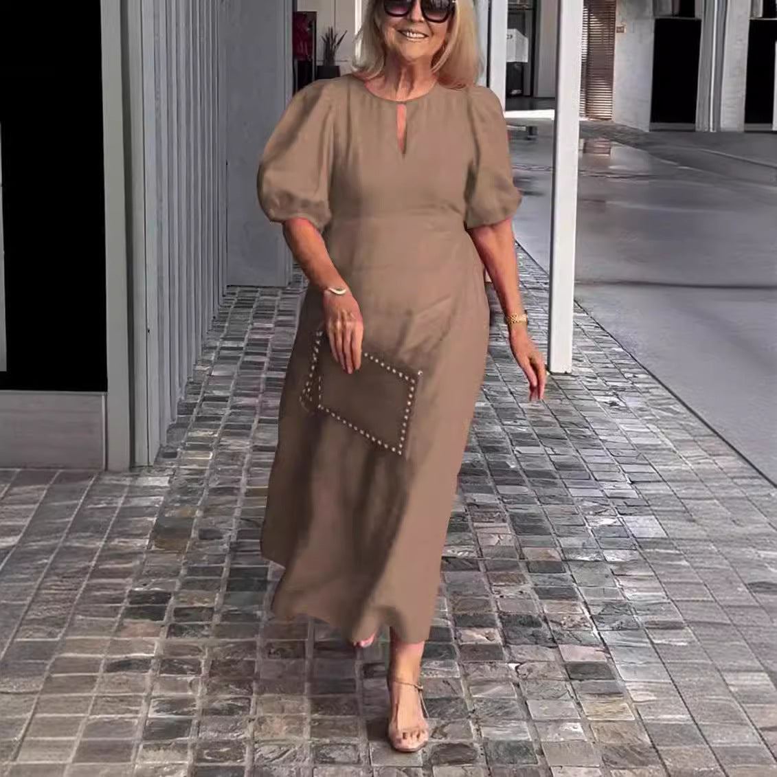Sofía | Vestido Midi Elegante para Mujer con Silueta Fluida 3