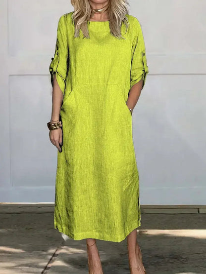 Sofía | Vestido de Noche Drapeado de Corte Holgado para Mujer 5