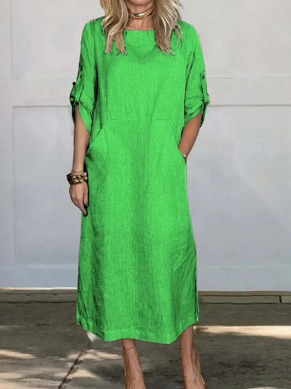 Sofía | Vestido de Noche Drapeado de Corte Holgado para Mujer 6