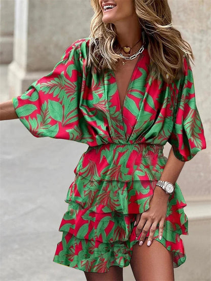 Sofía | Vestido de Verano con Escote en V y Volantes para Mujer Elegantemente Casual 3