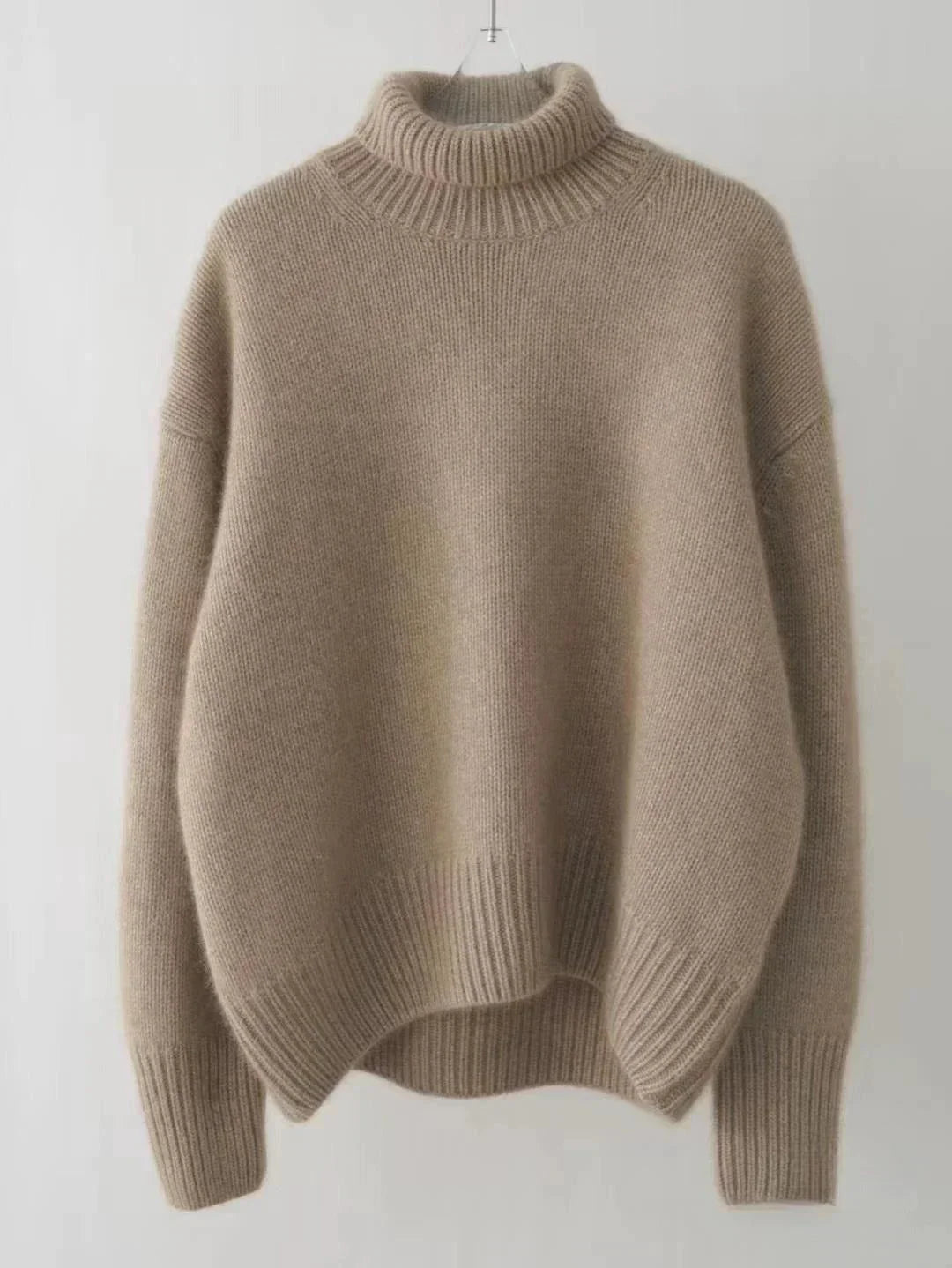 Suéter de Cuello Alto | Suave Tejido de Punto con Silueta Relajada | Elegante y Cómodo para Otoño e Invierno 3