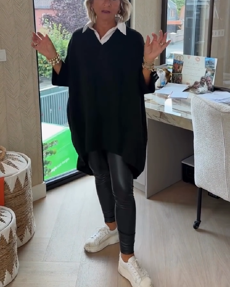 Túnica Relajada | Blusa de Punto Suave con Silueta Holgada | Comodidad Diaria 10