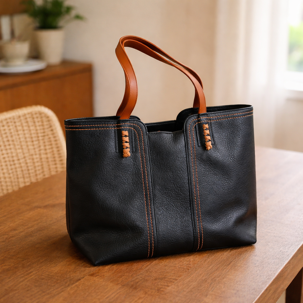 Valentina | Bolso Tote Mujer con Cremallera y Textura Suave 1