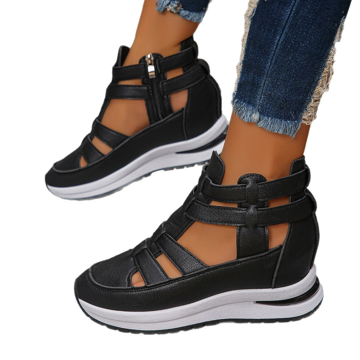 Valentina | Sandalias Deportivas Abiertas para Mujer con Suela Aumentada 4
