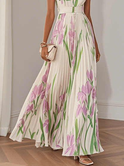 Valentina | Vestido Acampanado Floral Bohemio para Mujer 2