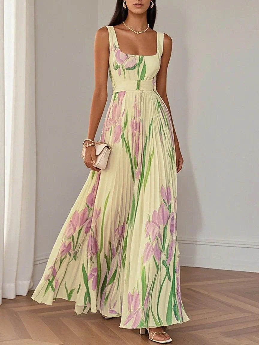 Valentina | Vestido Acampanado Floral Bohemio para Mujer 6
