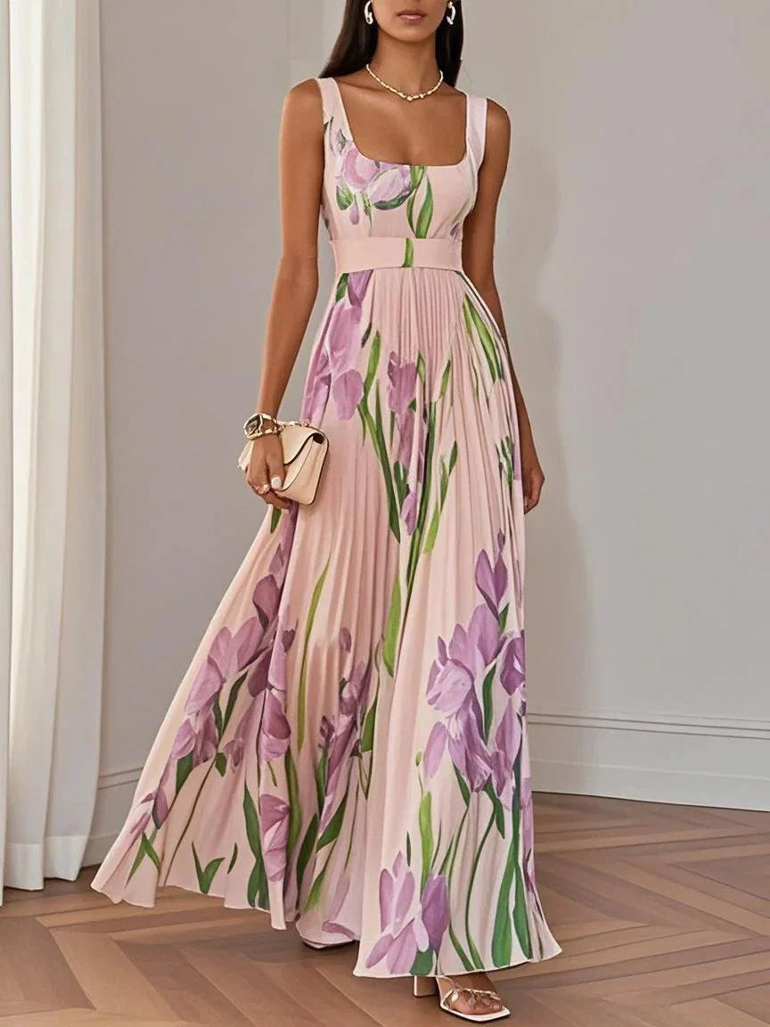 Valentina | Vestido Acampanado Floral Bohemio para Mujer 7