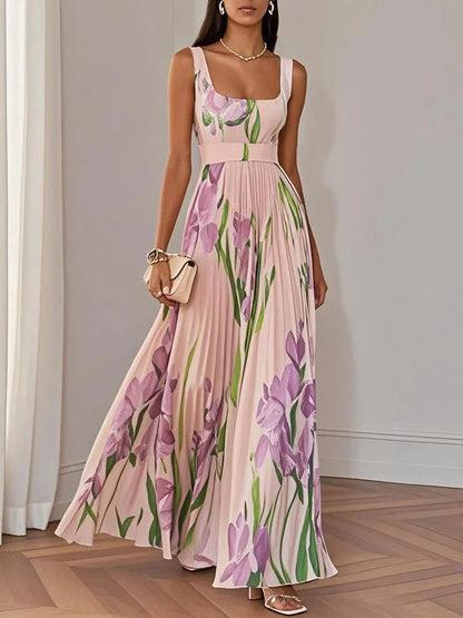 Valentina | Vestido Acampanado Floral Bohemio para Mujer 7
