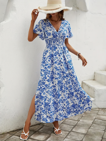 Valentina | Vestido Largo Bohemio de Verano con Cuello en V para Mujer 5