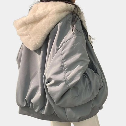 Chaqueta acolchada de mujer AMBORELLA en corte holgado para invierno
