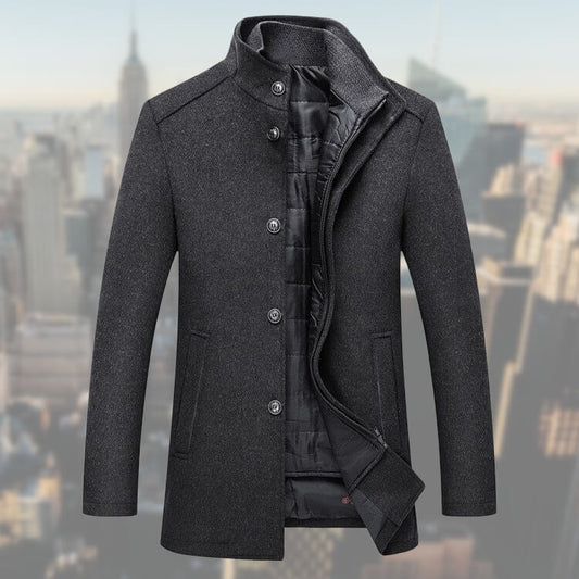 Chaqueta BENCOR para hombre con chaleco interior desmontable, vista frontal