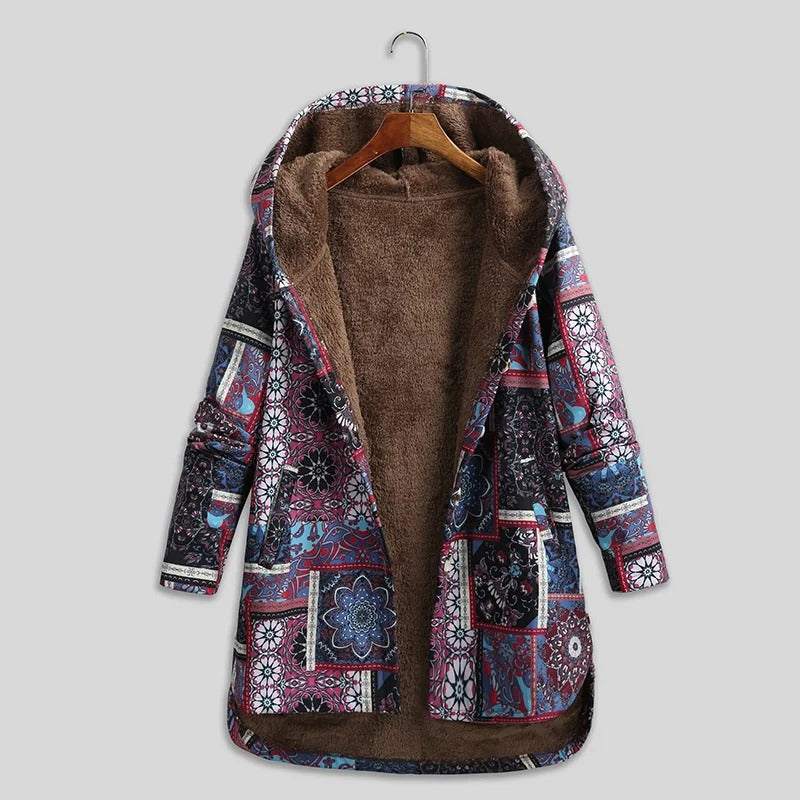 Chaqueta BOHEMIRA con botones frontales y bolsillos laterales
