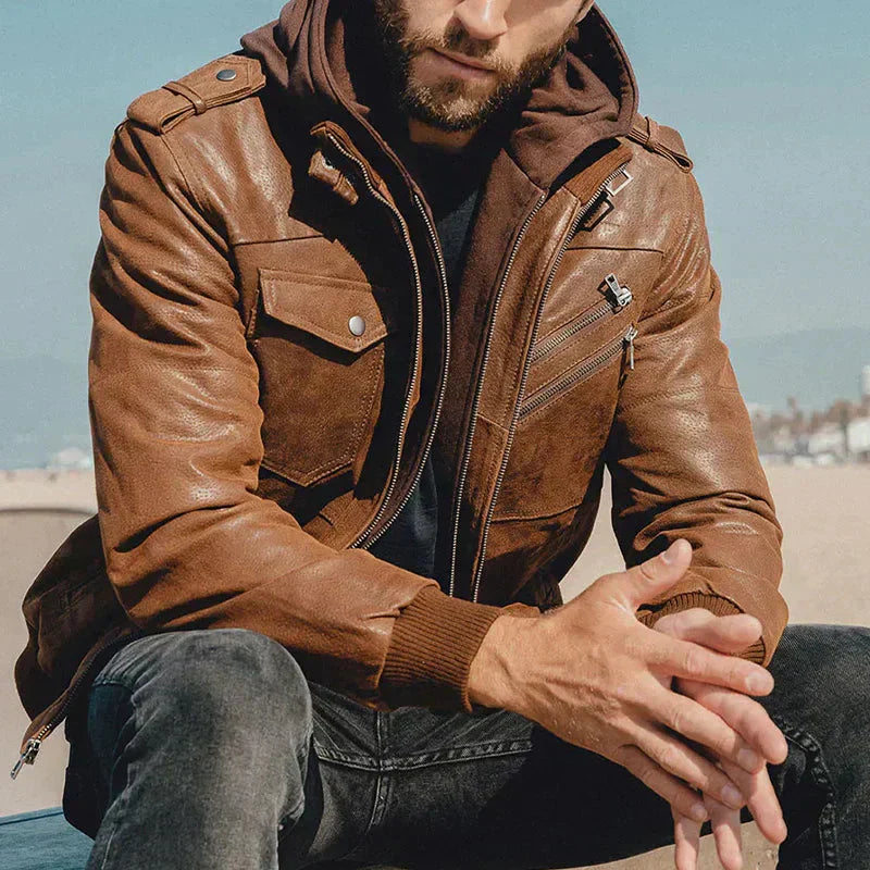 Chaqueta BRAKENDO de corte regular en tono casual para hombre