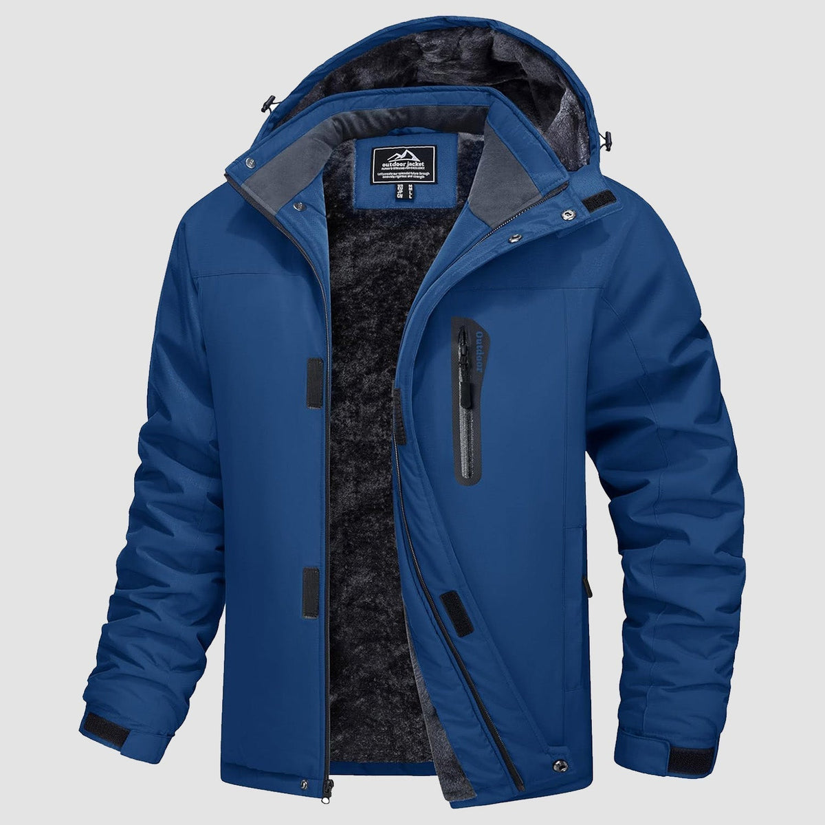 Chaqueta BRAKTHOR resistente al agua para hombre, vista frontal completa