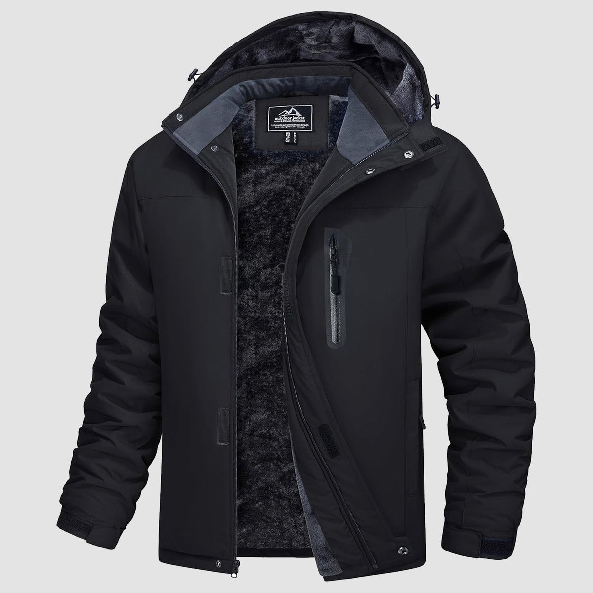 Detalle de la capucha protectora de la chaqueta BRAKTHOR