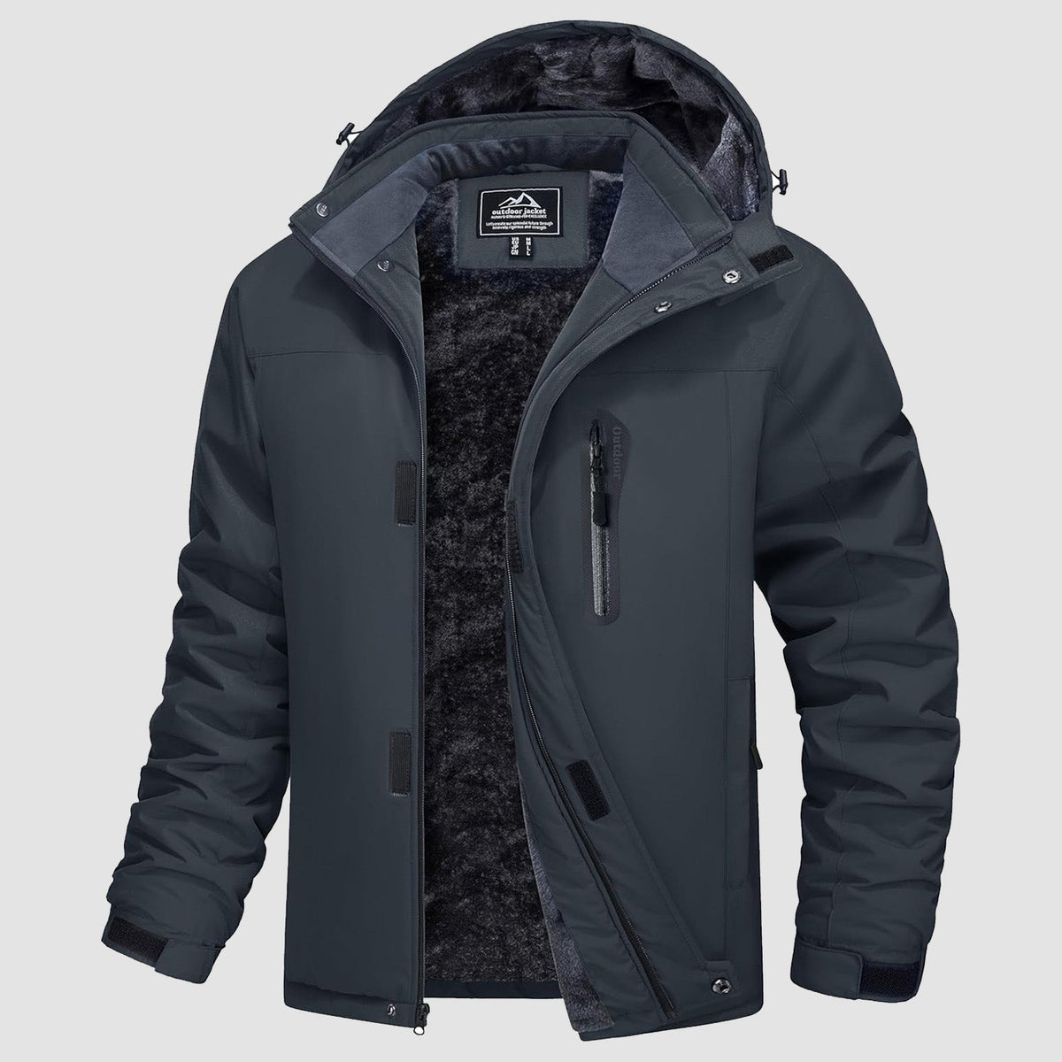 Chaqueta BRAKTHOR con cremallera frontal completa cerrada