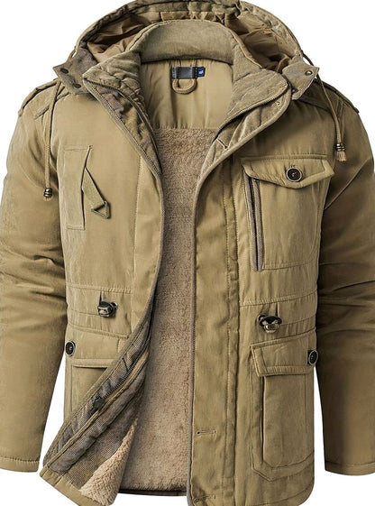 Capucha ajustable con cordón de la chaqueta de invierno BRAKVOR