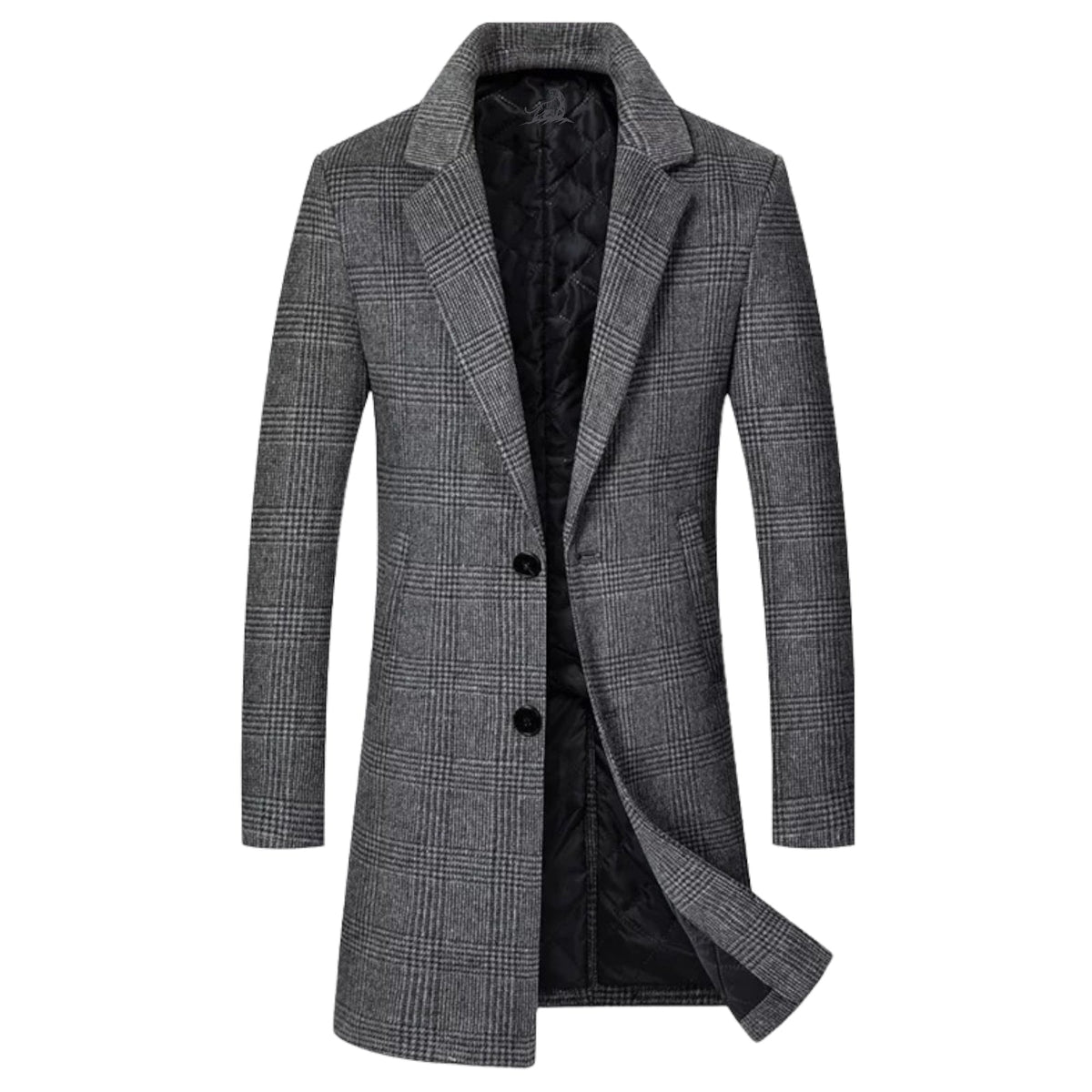 Abrigo de hombre BRANNICK con diseño a cuadros y corte regular fit