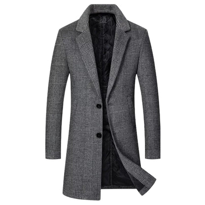 Abrigo de hombre BRANNICK con diseño a cuadros y corte regular fit