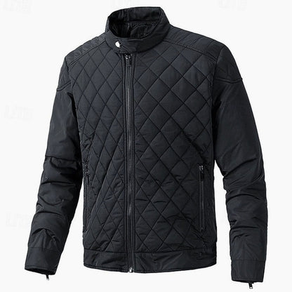 Chaqueta acolchada BRANTLEY para hombre con cuello alto y cremallera frontal