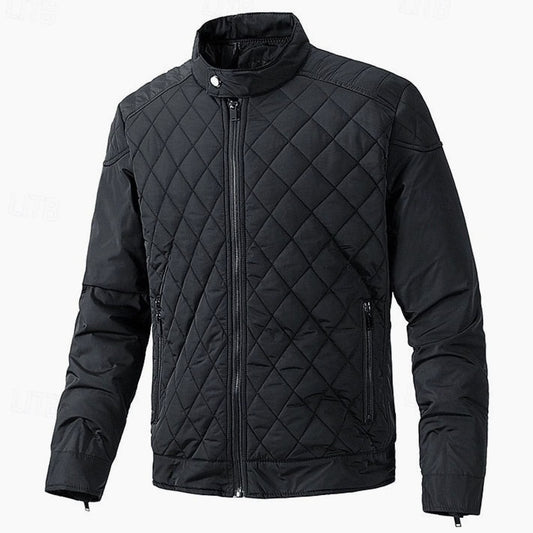 Chaqueta acolchada BRANTLEY para hombre con cuello alto y cremallera frontal