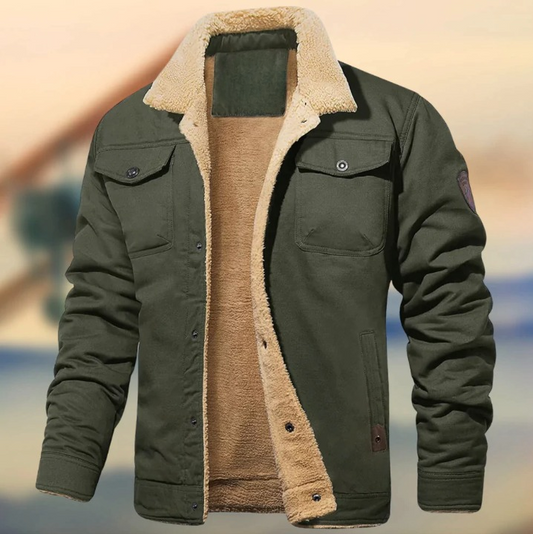 Abrigo de invierno acolchado para hombre BREKSTON con capucha ajustable