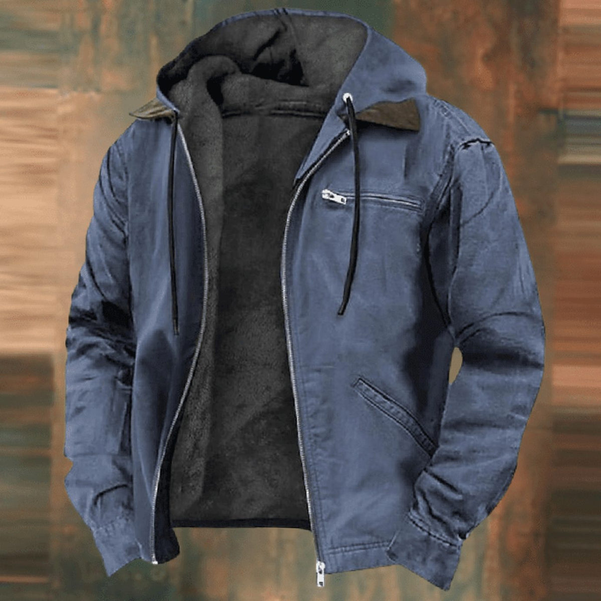 Capucha ajustable con cordón de la chaqueta BRENNER