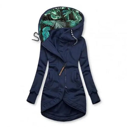 Abrigo de invierno BRIVONNA para mujer con capucha ajustable y forro acolchado