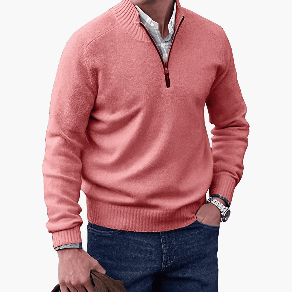 Textura del punto suave del jersey CORBEN para hombre