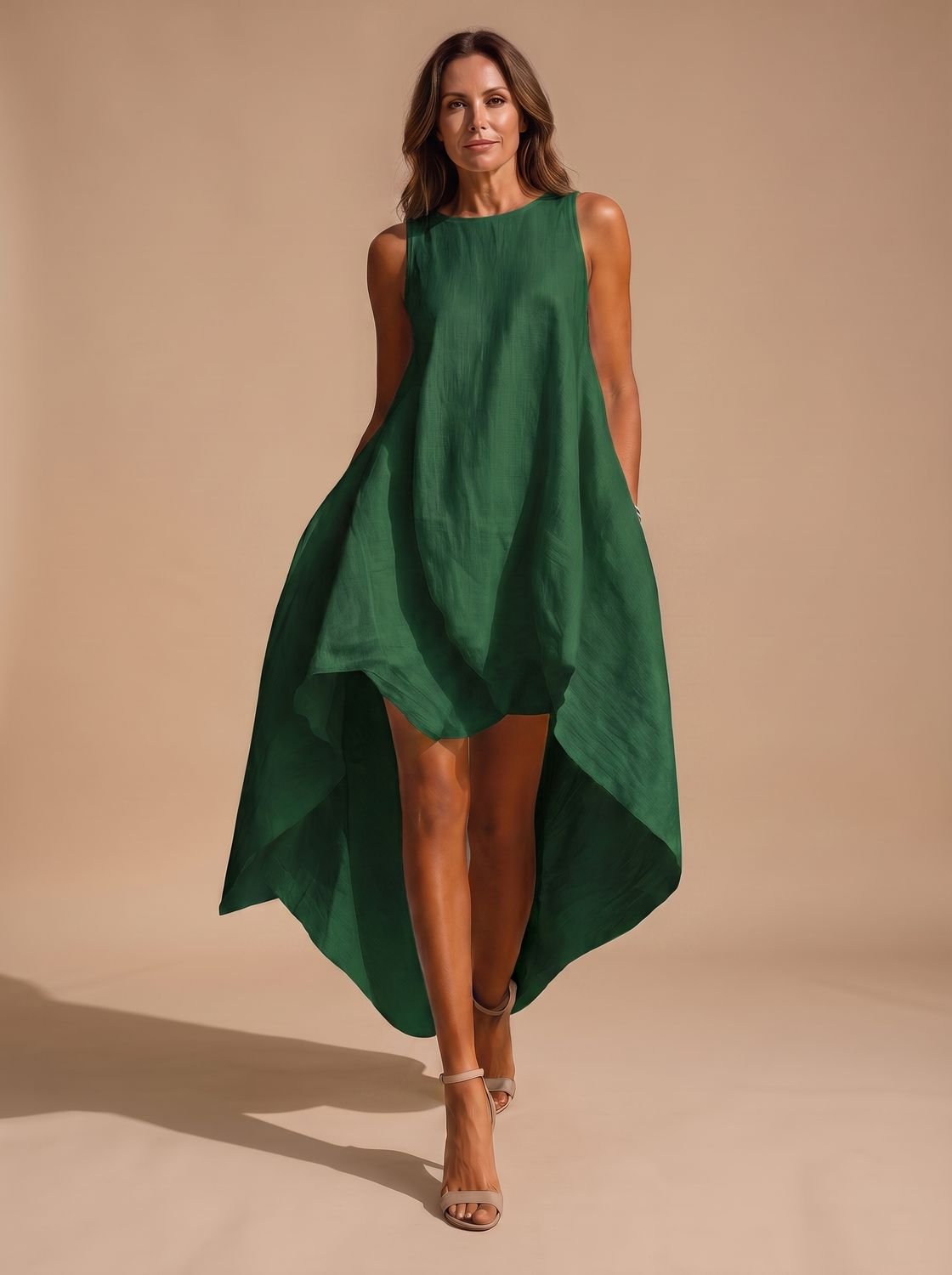 Vestido boho midi azul marino ideal para ocasiones de tarde o noche