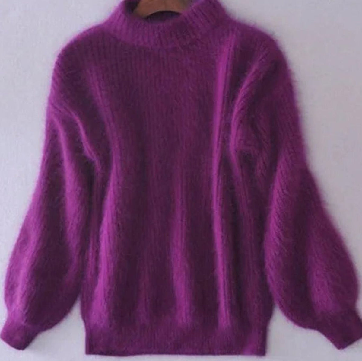 Vista frontal del jersey de punto holgado FENLYX para mujer