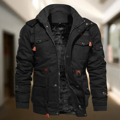 Chaqueta hombre FERLON con forro suave, vista frontal para uso diario