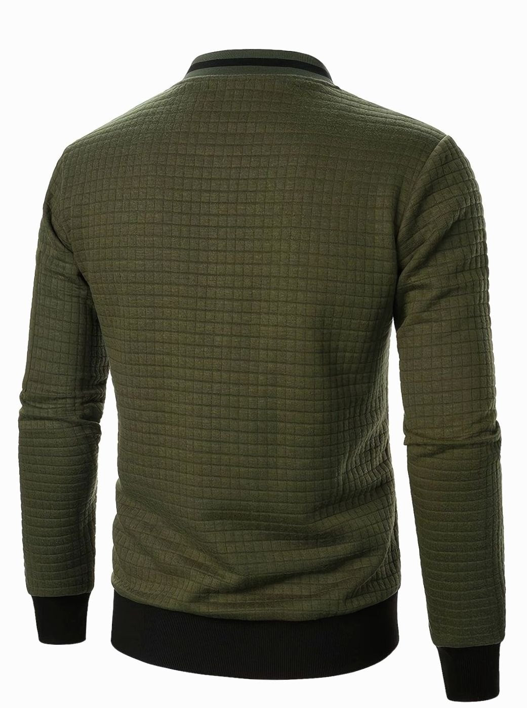 Detalle del acabado tonal de la cazadora bomber FERRIK